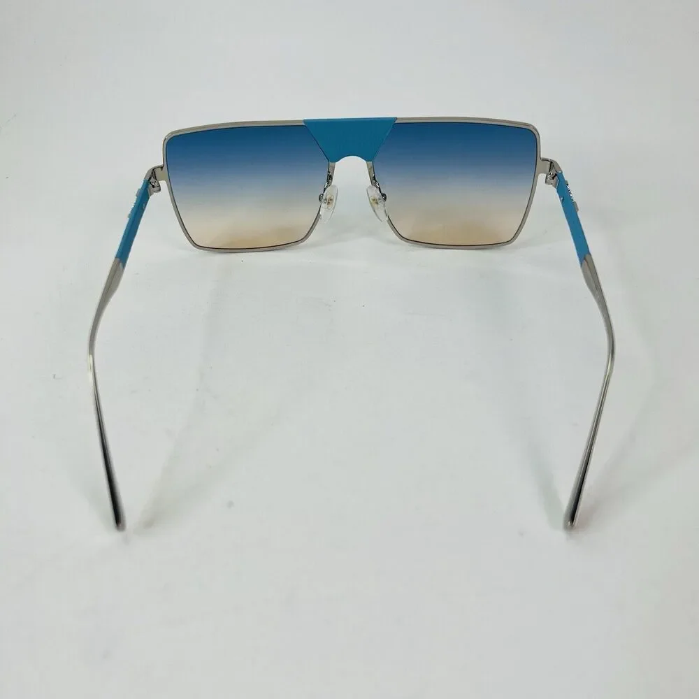 Salvatore Ferragamo‎ SF221 237 Palladium Blue Sunglasses 59-15-140 Gradient
